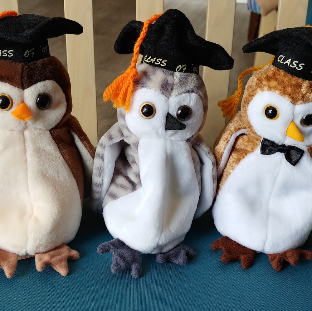 Ty Beanie Babies - Owl Collection